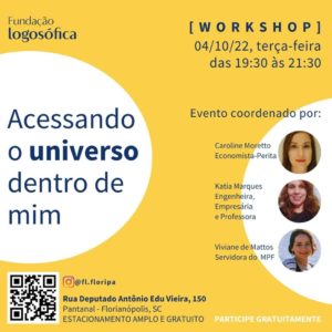 Workshop: Acessando o universo dentro de mim